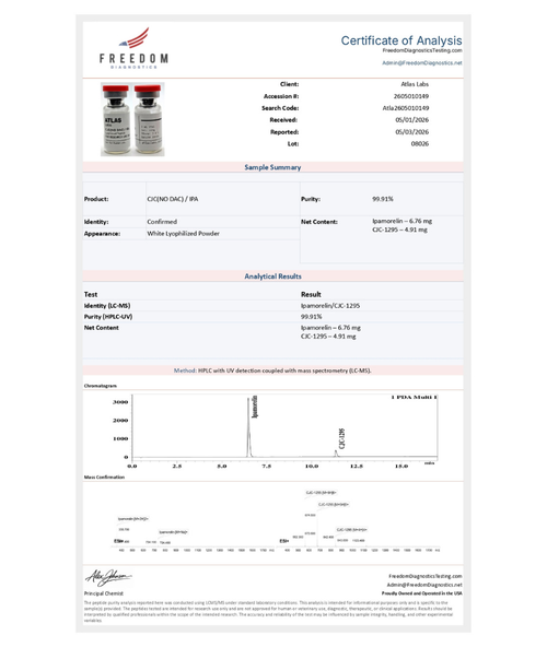 CJC-1295 (NO DAC) / Ipamorelin 5mg/5mg