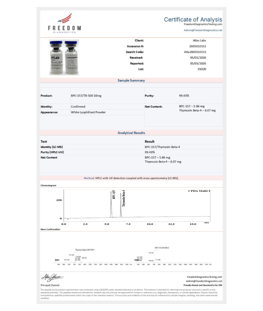 BPC-157 / TB-500 5mg/5mg